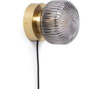 TechBrey Lampe Murale Métal et Verre Windsor Doré Doré G