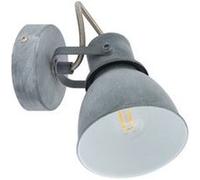 TechBrey Lampe Murale Orientable Aluminium Emery 1 Spot Gris Gris G