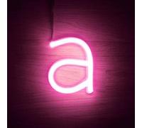 TechBrey Lettres Néon LED Rose V Rosa Autre G