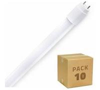 TechBrey Lot de 10 Tubes LED 115cm T5 16W Crystal Connexion des 2 Côtés No Flicker 3000K Blanc chaud Non Blanc
