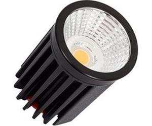 TechBrey Module LED 10W No Flicker pour Collerette Downlight M16/GU10 3000K 38º Blanc chaud Noir