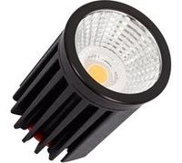 TechBrey Module LED 10W No Flicker pour Collerette Downlight M16/GU10 4000K 55º Blanc neutre Noir