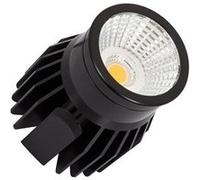 TechBrey Module LED 15W No Flicker pour Collerette Downlight M16/GU10 3000K 55º Blanc chaud Noir