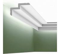 TechBrey Moulure pour Ruban LED 2m Scala M Blanc Blanc