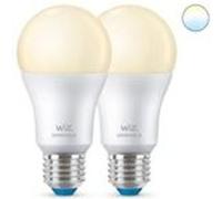 Wiz - Wi-Fi 2x A60 Bulb E27 Soft White - Smart Home Blanc