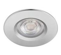 TechBrey Pack de 3 Spots Downlight LED PHILIPS Dimmable Dive 5W Coupe Ø 70mm Nickel