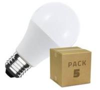 TechBrey Pack de 5 Ampoules LED 12/24V E27 10W 1000 lm A60 No Flicker 4000K Blanc neutre