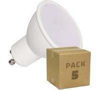 TechBrey Pack de 5 Ampoules LED GU10 6W 550 lm 100º No Flicker 3000K Blanc chaud