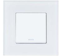 LEDKIA LIGHTING Permutateur Simple avec Cadre PC Modern Blanc