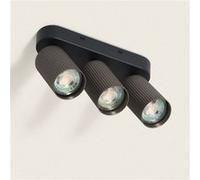 TechBrey Plafonnier Aluminium Aritz 3 Spots Doré Doré