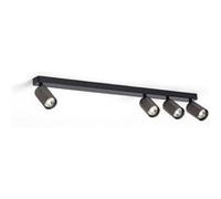 TechBrey Plafonnier Aluminium Breixo 4 Spots Bronze Bronze
