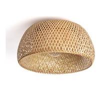 LEDKIA Plafonnier Bambou Kea Big Naturel | Design Naturel et Élégant | Compatible Ampoule E27 | Idéal pour Intérieur, Salons et Chambres