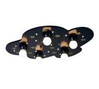 TechBrey Plafonnier Kids Bois Cosmon Bleu 420 mm Bleu