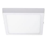 TechBrey Plafonnier LED 18W Carré Aluminium 210x210 mm Slim CCT Sélectionnable Galán SwitchDimm Noir 210 mm Noir G