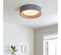 TechBrey Plafonnier LED 18W Rond Feutre Ø400 mm CCT Sélectionnable Kaptyn Gris Gris G