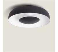 TechBrey Plafonnier LED 20W Métal Duval Noir Noir G