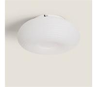 TechBrey Plafonnier LED 24W Rond Métal Ø350 mm Junai Blanc Blanc