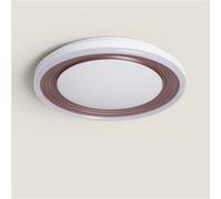 TechBrey Plafonnier LED 24W Rond Métal Desse 2200K - 3000K - 4000K CCT Blanc G