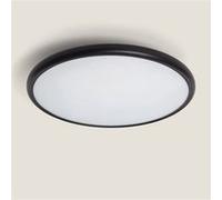 TechBrey Plafonnier LED 28W Métal CCT Sélectionnable Meisel Noir Noir G