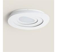 TechBrey Plafonnier LED 28W Métal CCT Sélectionnable Zarek Blanc Blanc
