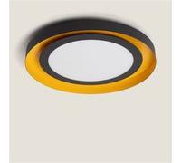TechBrey Plafonnier LED 30W Métal Bombalot Noir mat Noir mat G
