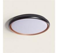 TechBrey Plafonnier LED 36W Rond Ø510 mm CCT Sélectionnable Rayan Noir Noir G