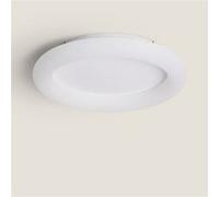 TechBrey Plafonnier LED 36W Rond Métal Ø400 mm Irlava Blanc Blanc G