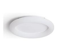 TechBrey Plafonnier LED 36W Rond Métal Ø400 mm Irlava Blanc Blanc G