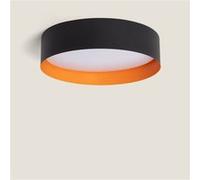 TechBrey Plafonnier LED 40W Acier Talagapa L Ø400 mm Noir Noir