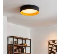 TechBrey Plafonnier LED 40W Acier Talagapa L Ø500 mm Noir Noir G