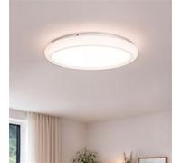 TechBrey Plafonnier LED 48W Rond Métal Ø500 mm Irlava Blanc Blanc G