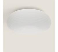 TechBrey Plafonnier LED 48W Rond Métal Ø500 mm Junai Blanc Blanc