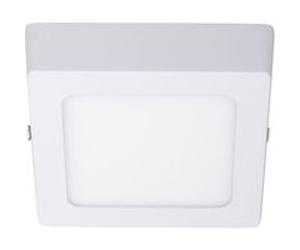 TechBrey Plafonnier LED 6W Carré Aluminium 105x105 mm Slim CCT Sélectionnable Galán SwitchDimm Naturel Naturel G