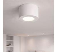 TechBrey Plafonnier LED 8W Rond Tokkai Ø 105 mm 4000K Blanc Blanc neutre Blanc