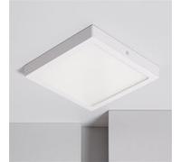 TechBrey Plafonnier LED Carré 18W Extra-Plat (CRI90) Microprismatique CCT Sélectionnable (UGR17) 205x205 mm Sélectionnable (chaud-neutre-froid) Autre G