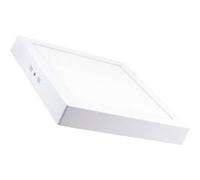 TechBrey Plafonnier LED Carré 48W 600x600 mm 3000K Blanc chaud Blanc G