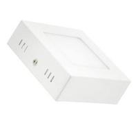 TechBrey Plafonnier LED Carré 6W 120x120 mm 4000K Blanc neutre Blanc G