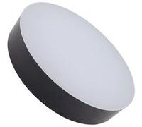 TechBrey Plafonnier LED Extérieur Rond 21W Juno IP65 Ø320mm 4000K Blanc neutre Noir G