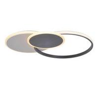 TechBrey Plafonnier LED Métal 27W Mini Eklips Berno 4000K Blanc neutre Blanc / Noir G