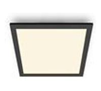 TechBrey Plafonnier LED PHILIPS Noir 12W Variation par Paliers 3 Niveaux CL560 2700K Blanc chaud Noir