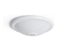 LEDKIA LIGHTING Plafonnier LED pour chambre, salon, cuisine Rond 2x E27 avec Détecteur de Mouvement PIR et Crépusculaire E27