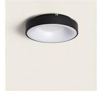TechBrey Plafonnier LED Rond 30W Métal Ø380 mm CCT Sélectionnable Jacob Noir Noir G