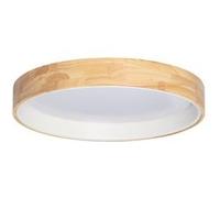 TechBrey Plafonnier LED Rond Bois 30W CCT Sélectionnable Dari Ø570 mm Blanc 570 mm Blanc