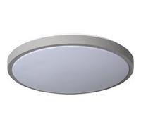 TechBrey Plafonnier LED Rond Métal 24W CCT Sélectionnable Bari Ø500 mm Gris Gris G