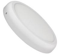 TechBrey Plafonnier LED Rond Métal 24W Design White Ø300mm 2900K - 3200K Blanc chaud Blanc G