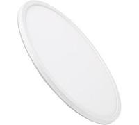 TechBrey Plafonnier LED Rond Variation par Paliers 3 Niveaux SwitchDimm 24W Double Face Ø420mm 4000K Blanc neutre Blanc G