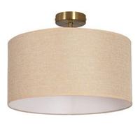 TechBrey Plafonnier Métal et Tissu Quitón Beige Beige G