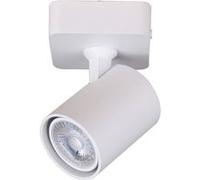 TechBrey Plafonnier Orientable Cora 1 Spot Blanc Blanc Blanc