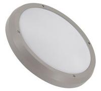 TechBrey Plafonnier Rond Extérieur Curio IP65 Gris Ø300 mm Gris Gris G