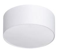 TechBrey Plafonnier Rond Tissu Korsade Ø450 mm Blanc Blanc G